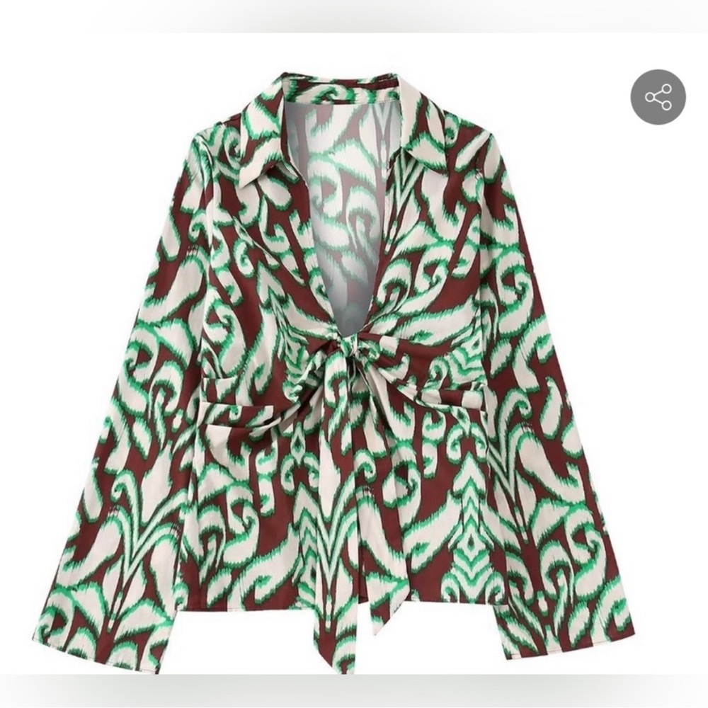 Zara Patterned Top - Picture 7 of 8